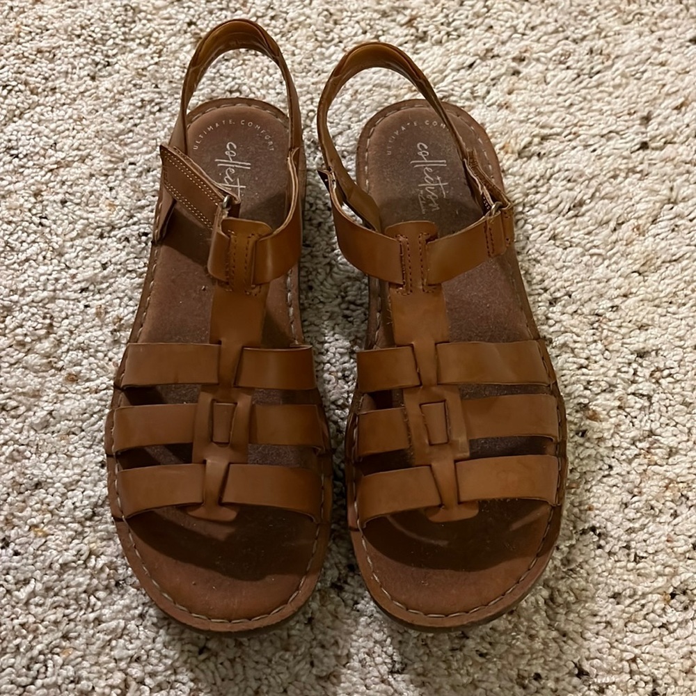 Brown sandals